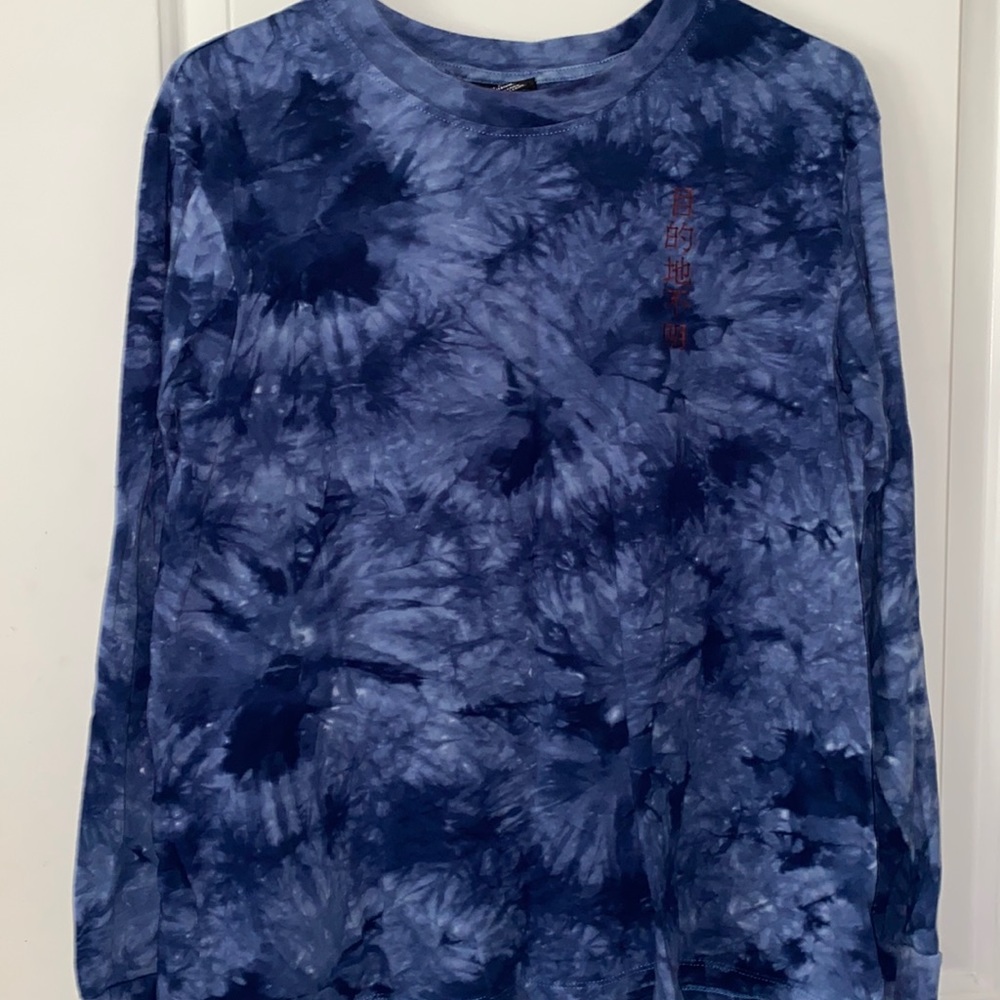 Empyre blue tie dye long sleeve